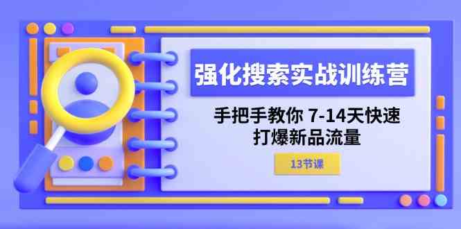 强化搜索实战训练营，手把手教你7-14天快速打爆新品流量（13节课）-川川创富网