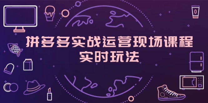 （11759期）拼多多实战运营现场课程，实时玩法，爆款打造，选品、规则解析-川川创富网