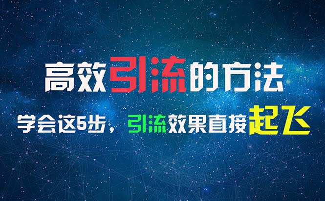 （11776期）高效引流的方法，可以帮助你日引300+创业粉，一年轻松收入30万，比打工强-川川创富网