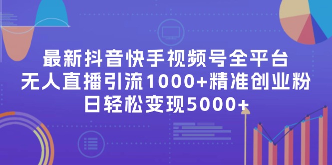 （11970期）最新抖音快手视频号全平台无人直播引流1000+精准创业粉，日轻松变现5000+-川川创富网