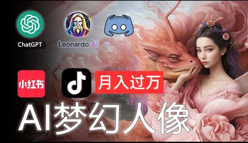 AI摄影梦幻人像：零基础也能月入过万的秘密【揭秘】-川川创富网