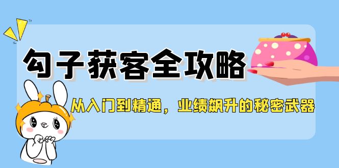 （12247期）从入门到精通，勾子获客全攻略，业绩飙升的秘密武器-川川创富网