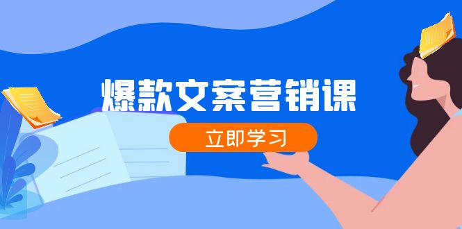 爆款文案营销课：公域转私域，涨粉成交一网打尽，各行业人士必备-川川创富网