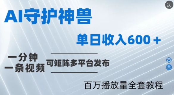 制作各省守护神，100多W播放量的视频只需要1分钟就能完成【揭秘】-川川创富网