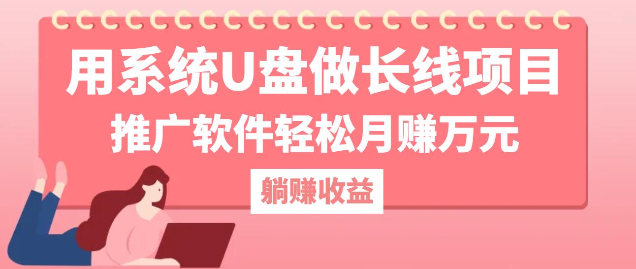 用系统U盘做长线项目，推广软件轻松月赚万元(附制作教程+软件-川川创富网