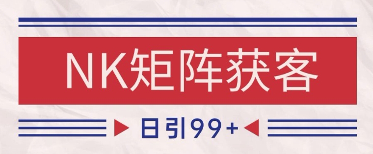 小红书某音NK赛道引流获客 自热矩阵日引200+【揭秘】-川川创富网
