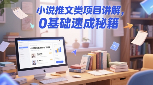 小说推文类项目讲解，0 基础速成秘籍-川川创富网