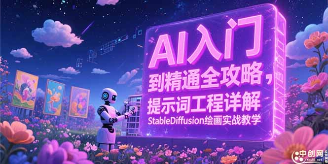 AI入门到精通全攻略，提示词工程详解，StableDiffusion绘画实战教学-川川创富网