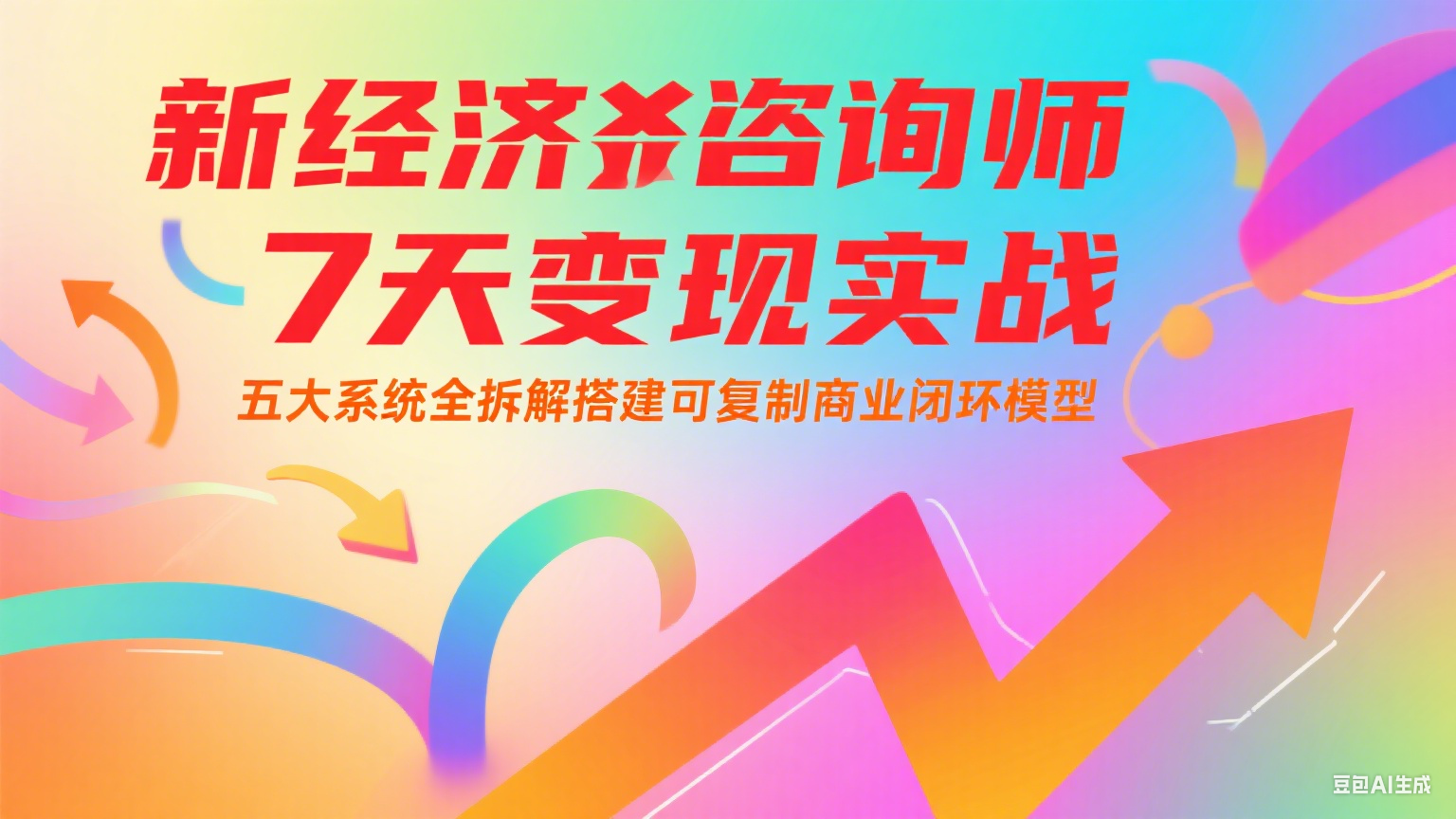 新经济咨询师 7 天变现实战：五大系统全拆解搭建可复制商业闭环模型-川川创富网