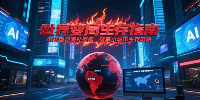 付费文章《世界变局生存指南，AI转型加海外突围，破解小城市生存陷阱》-川川创富网