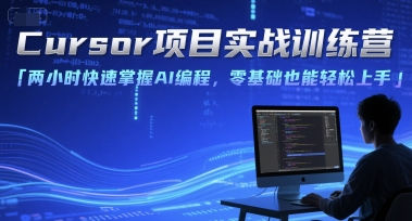Cursor项目实战训练营，两小时快速掌握AI编程，零基础也能轻松上手-川川创富网