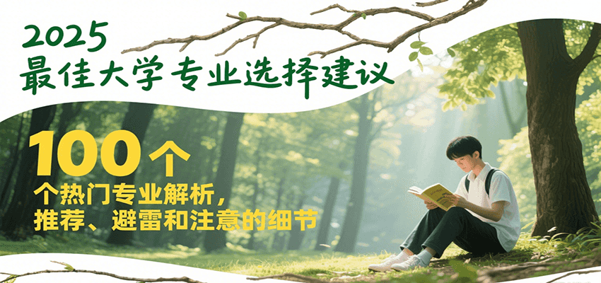 2025最佳大学专业选择建议，100个热门专业解析，推荐、避雷和注意的细节-川川创富网