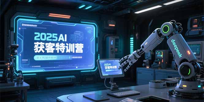 2025AI获客特训营，AI图文视频全制作，deepseek工具实操教学-川川创富网