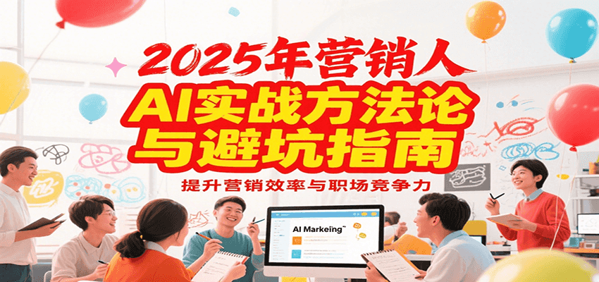 2025年营销实战方法论与避坑指南，利用AI提升营销效率与职场竞争力-川川创富网