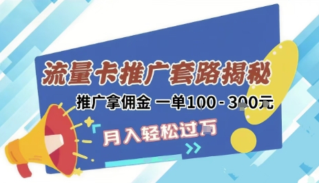 2025年外面卖1500的流量卡项目最新玩法，绿色无门槛对新手非常友好，日入3张+-川川创富网