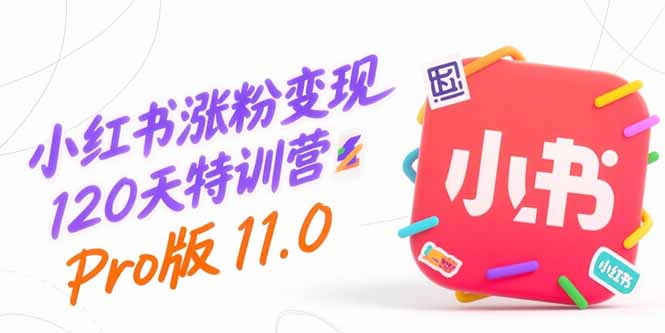 小红书涨粉变现120天特训营Pro版11.0：从0到1掌握平台运营,内容制作和变现-川川创富网