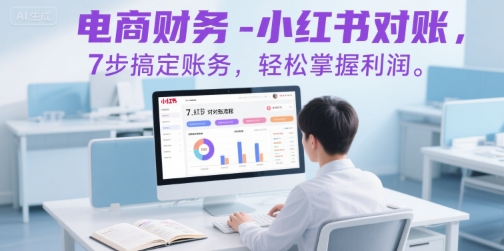 电商财务-小红书对账，7步搞定账务，轻松掌握利润-川川创富网