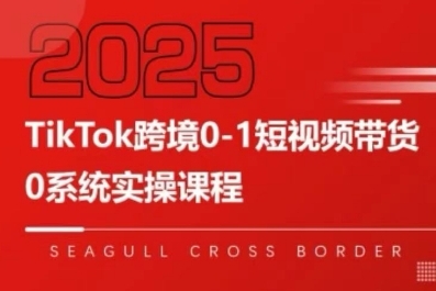 TikTok跨境0-1短视频带货，系统拆解TikTok跨境带货全链路，实现跨境可持续盈利-川川创富网