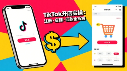 TikTok从开店到投流的进阶课，从基础实操到高阶技巧一网打尽-川川创富网
