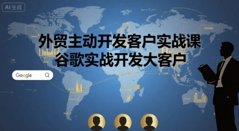 外贸主动开发客户实战课，谷歌实战开发大客户-川川创富网