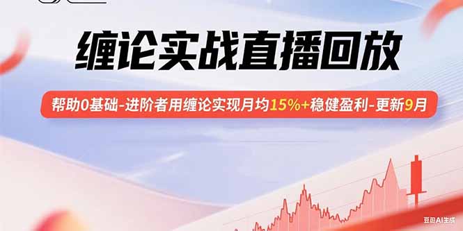 缠论实战直播回放：帮助0基础-进阶者用缠论实现月均15%+稳健盈利-更新9月-川川创富网