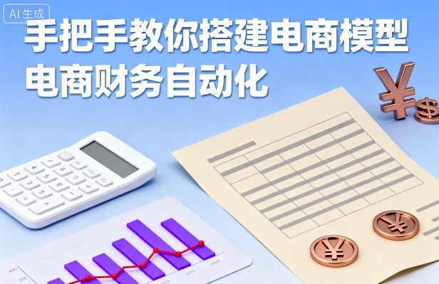 手把手教你搭建电商模型-电商财务自动化-川川创富网