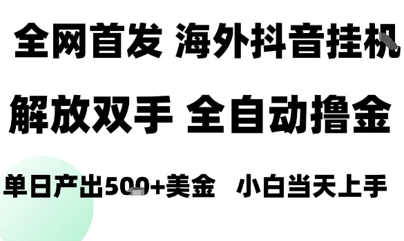 海外抖音无人直播，单日产出1.5k+，长期稳定，新手可玩，无脑操作【揭秘】-川川创富网