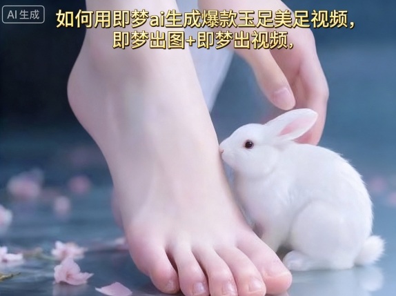 如何用即梦ai生成爆款玉足美足视频，即梦出图+即梦出视频，快速涨粉-川川创富网