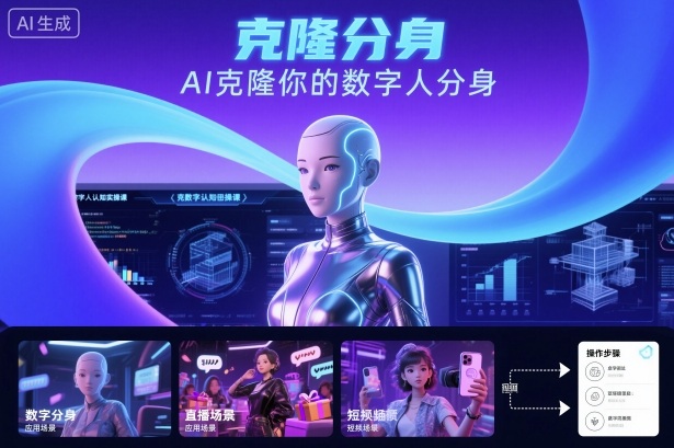 AI数字人认知实操课，克隆你的数字人分身-川川创富网