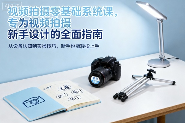 视频拍摄零基础系统课，专为视频拍摄新手设计的全面指南-川川创富网