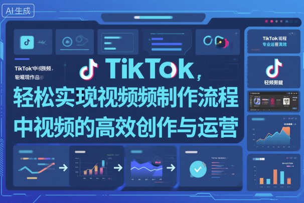 TikTok中视频制做流程，轻松实现Tk中视频的高效创作与运营-川川创富网