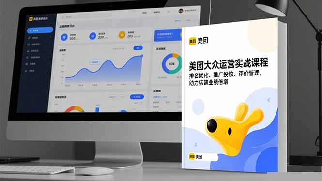 美团大众运营实战课程，排名优化、推广投放、评价管理，助力店铺业绩倍增-川川创富网