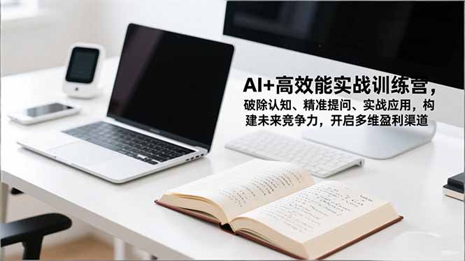 AI+高效能实战训练营，破除认知、精准提问、实战应用，构建未来竞争力，开启多维盈利渠道-川川创富网