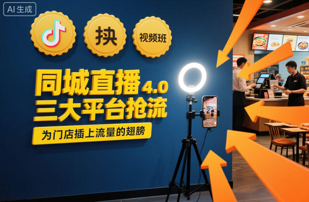 同城直播实操班4.0，三大平台抢流，为门店插上流量的翅膀-川川创富网