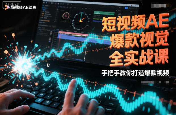 短视频AE爆款视觉全实战课，手把手教你打造爆款视频-川川创富网
