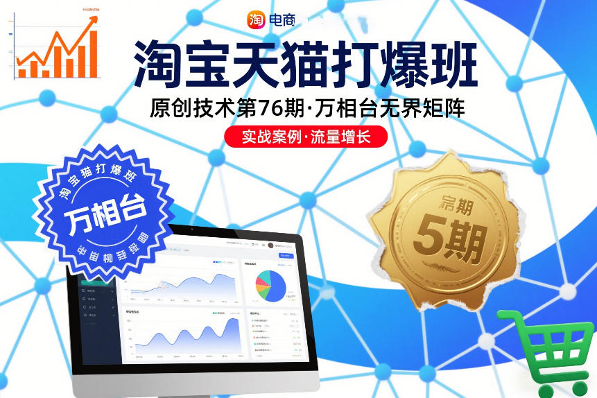 淘宝天猫打爆班原创技术第76期，万相台无界矩阵-川川创富网