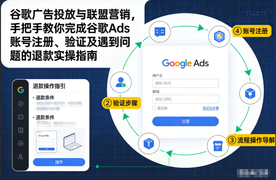 谷歌广告投放与联盟营销，手把手教你完成谷歌Ads账号注册、验证及遇到问题的退款实操指南-川川创富网