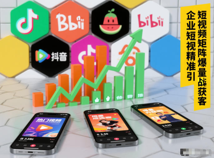 企业短视频精准引流矩阵获客，短视频矩阵爆量战法-川川创富网