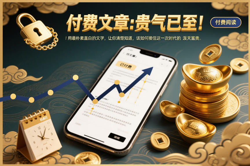 付费文章：贵气已至！用最朴素直白的文字，让你清楚知道，该如何接住这一次时代的泼天富贵-川川创富网