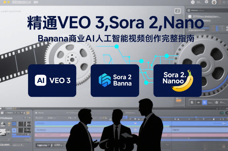 精通VEO 3，Sora 2，Nano Banana商业AI人工智能视频创作完整指南-川川创富网