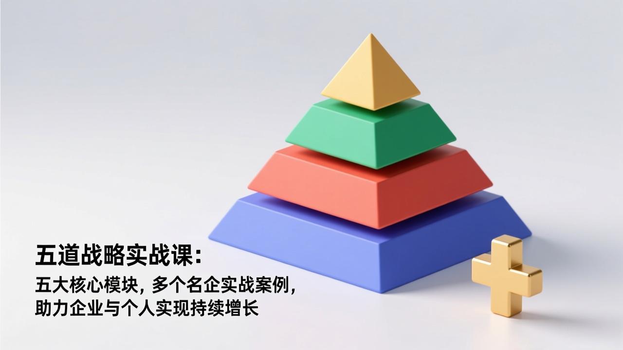 五道战略实战课：五大核心模块，多个名企实战案例，助力企业与个人实现持续增长-川川创富网