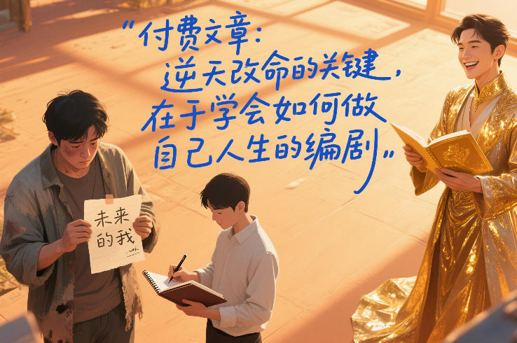 付费文章：逆天改命的关键，在于学会如何做自己人生的编剧-川川创富网