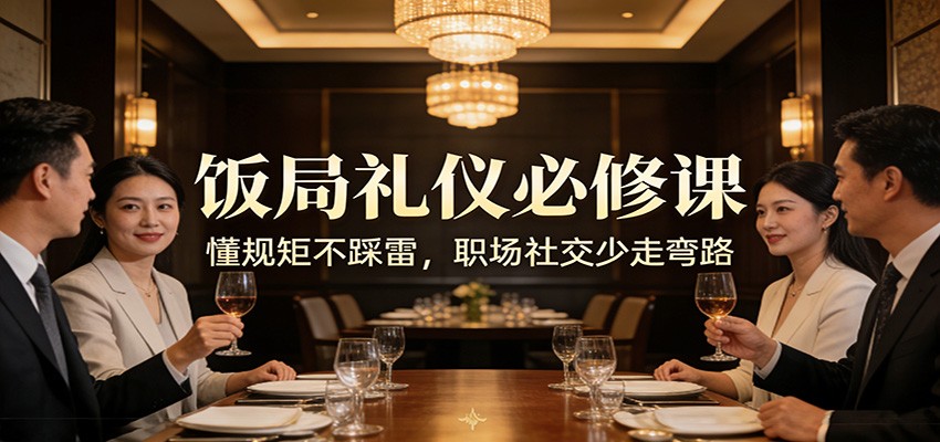 公众号收费文章：《饭局礼仪必修课：懂规矩不踩雷，职场社交少走弯路》-川川创富网