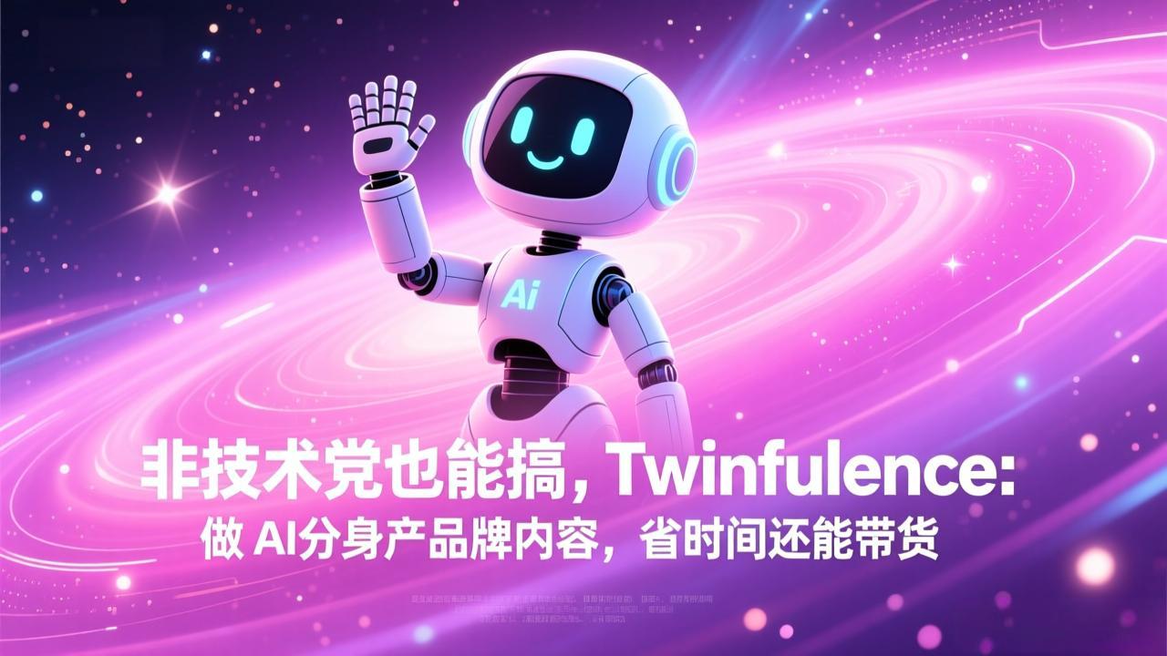 非技术党也能搞!Twinfluence:做 AI 分身产品牌内容,省时间还能带货-川川创富网