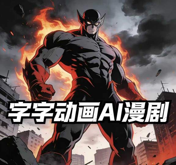 字字动画AI漫剧2026年第1期系统课程，小白看完就能学会实操的漫剧课，单人月收1-3W-川川创富网