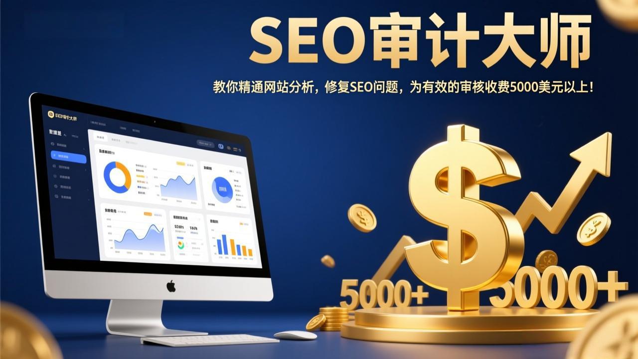 SEO审计大师：教你精通网站分析，修复SEO问题，为有效的审核收费5000美元以上！-川川创富网