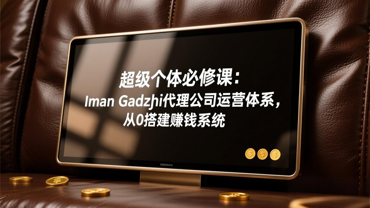 超级个体必修课：Iman Gadzhi代理公司运营体系，从0搭建赚钱系统-川川创富网