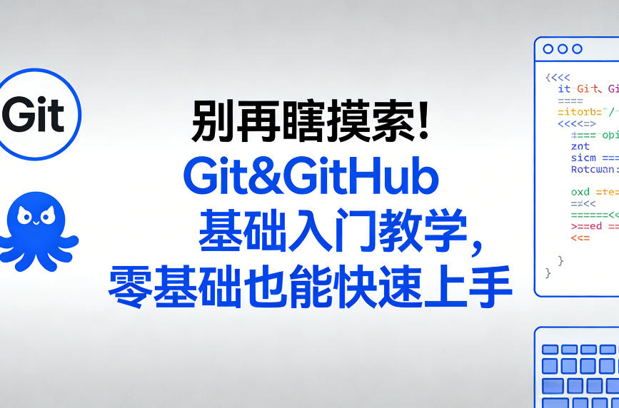 别再瞎摸索！Git&GitHub基础入门教学，零基础也能快速上手-川川创富网