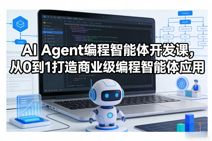 AI Agent编程智能体开发课，从0到1打造商业级编程智能体应用-川川创富网