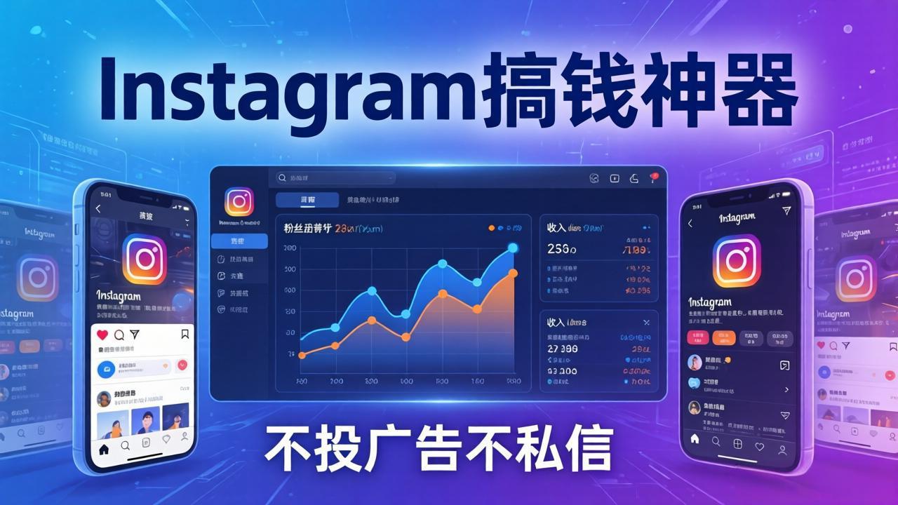 Instagram搞钱神器：月涨6万粉+月入5万刀，不投广告不私信，靠算法+低价产品-川川创富网